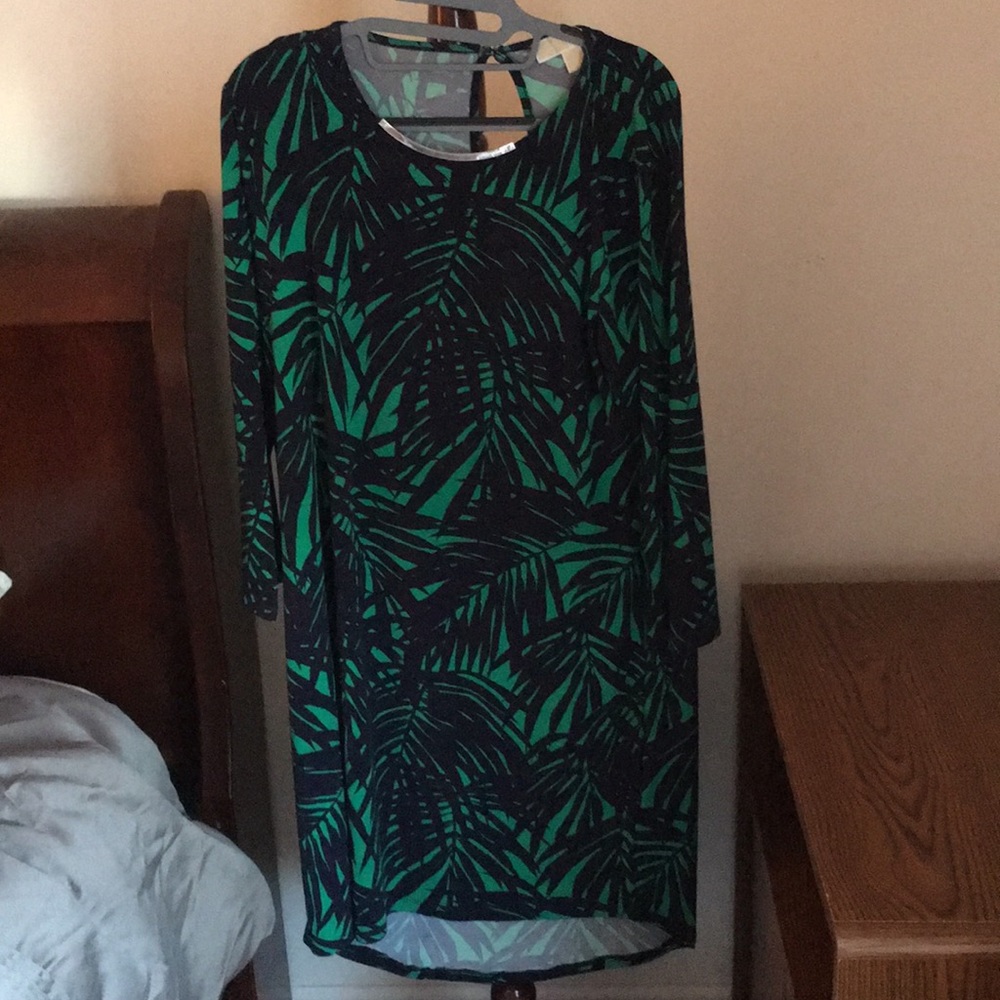Beautiful blue and green Michael Kors dress